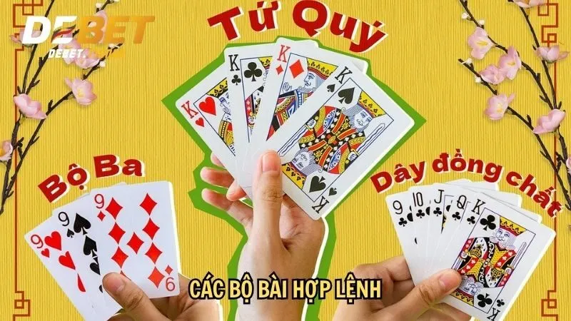 Cách Chơi Tiến Lên - Cực Đỉnh Cho Người Mới Bắt Đầu Các bộ bài hợp lệnh